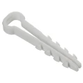 Дюбель-хомут GENERICA 10-5мм для плоского кабеля, материал корпуса - полиамид, цвет - белый, упаковка - 100шт UDH14-10-05-100-K01-G