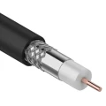 Кабель коаксиальный GENERICA RG11 CCS 75Ом FPE, материал оболочки - ПВХ, цвет - черный CC1-R1F1-119-300-G, 300м