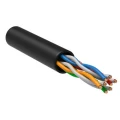 Витая пара GENERICA U/UTP, категория - 5E, LDPE OUTDOOR, количество жил - 8, цвет - черный BC3-C5E04-139-100-G, 100м