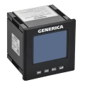 Мультиметр GENERICA LCD 96х96мм, трехфазный, с интерфейсом RS-485, отображаемый диапазон от 0 до 9999, 220В, IP64