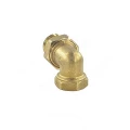 Соединитель GIACOMINI R19 1/2″ Ду15 угловой разъемное соединение американка внутренняя-наружная резьба, корпус – латунь