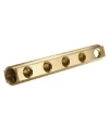 Коллектор Giacomini R582AY006 1 1/4″ Ду32 Py16 выходов 6x3/4″ внутренняя резьба, выходы внутренняя резьба, корпус латунь, с межосевым расстоянием выходов 100 мм
