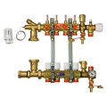 Коллекторная группа Giacomini R557F 1″x18x2 Ду25 Ру10, с расходомерами 