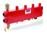 Коллектор стальной для котельной GIACOMINI R586SEP 1 1/4″х1″ Ду32х25 ВР/НР 2 контура
