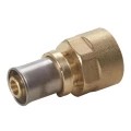 Муфта Giacomini RM109 Дн20x1/2″ Ру10 компрессионное / внутренняя резьба, корпус - латунь