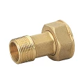Отвод Giacomini R37Y 1/2x3/4″ Ду15х20 мм НР/ВР латунный, с накидной гайкой, для счетчиков