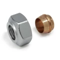 Переходник Giacomini R178E 3/4″x16 Ду20x16 Ру10, внутренняя резьба, для медной трубы соединение евроконус