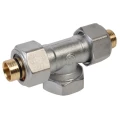 Тройник Giacomini R569AM Дн16х1/2″х16 Ру10 латунный, присоединение - обжим/внутренняя резьба