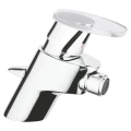 Смеситель для биде Grohe Taron длина 114 мм, одноручный, излив короткий, серебристый