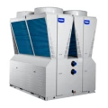 Чиллер Haier CA0100EANE модульный, мощность охлаждения - 98кВт, мощность обогрева - 103кВт, со спиральным компрессором и воздушным охлаждением, хладагент - R410A, 380В