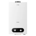 Водонагреватель газовый проточный Haier JSD 20-10C настенный, мощность - 21.2кВт, корпус - нержавеющая сталь, Tmax 145°C