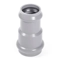 Муфта переходная Китай Дн225х160 Ру10 раструбная, напорная, SDR26, НПВХ, серая