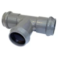 Тройник переходной Китай Дн160х110 Ру10 90° напорный, с раструбом, НПВХ SDR26