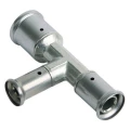 Тройник переходной HENCO 11P Дн20x16x16 Ру16 уменьшенный с двух сторон, латунный, пресс