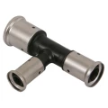 Тройник переходной HENCO 11PK Дн20x16x16 Ру16 уменьшенный с двух сторон, ПВДФ, пресс