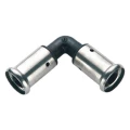 Угольник ПВДФ HENCO 1PK 90° Дн16x16 Ру16 пресс