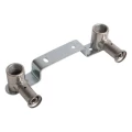 Водорозетка латунная HENCO 28PV-1 Дн16x1/2″x16x1/2″ Ру16 двойная приподнятая 153 мм, пресс