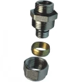 Муфта Henco 1604 Дн16х1/2″ Ру10, корпус-латунь, покрытие-никель