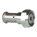 Муфта латунная Henco Дн20x3/4″ Ру16 для евроконуса, никелированная, прессованная