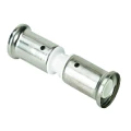 Муфта ПВДФ Henco Дн16x16 Ру16 белая, прессованная