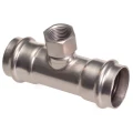 Тройник IBP B-Press Inox Дн18х1/2″х18 Ру16 90°нержавеющая сталь AISI 316L, присоединение - пресс/внутренняя резьба, переходной