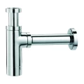 Сифон для умывальника Ideal Standard E0079AA 1 1/4″x32 бутылочный, без выпуска, с прямой трубой диаметром 32 мм, цвет - хром