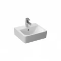 Умывальник Ideal Standard CONNECT CUBE 60 с отверстием для сместителя, с отверстием для перелива, белый