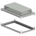 Крыша и основание IEK FORMAT 600х1000мм, под фланец, ширина - 600мм, глубина - 1000мм, материал - сталь, с порошковым покрытием, IP31, цвет - серый, FO-00-KOF-060-100-31