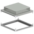 Крыша и основание IEK FORMAT 800х800мм, под фланец, ширина - 800мм, глубина - 800мм, материал - сталь, с порошковым покрытием, IP31, цвет - серый, FO-00-KOF-080-080-31