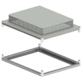 Крыша и основание IEK FORMAT 800х1000мм, под фланец, ширина - 800мм, глубина - 1000мм, материал - сталь, с порошковым покрытием, IP31, цвет - серый, FO-00-KOF-080-100-31