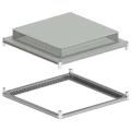 Крыша и основание IEK FORMAT 1000х1000мм, под фланец, ширина - 1000мм, глубина - 1000мм, материал - сталь, с порошковым покрытием, IP31, цвет - серый, FO-00-KOF-100-100-31