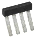 Перемычка гребенчатая IEK 2.5мм2 4PIN для колодки клеммной CTS, количество контактов - 4, сечение - 2.5мм2, цвет - черный, YCT10-00-K03-002-EC-4P (кратно 100шт)