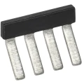 Перемычка гребенчатая IEK 4мм2 4PIN для колодки клеммной CTS, количество контактов - 4, сечение - 4мм2, цвет - черный, YCT10-00-K03-004-EC-4P (кратно 100шт)