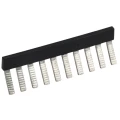 Перемычка гребенчатая IEK 16мм2 10PIN для колодки клеммной CTS, изолированная, количество контактов - 10, сечение - 16мм2, цвет - черный, YCT10-00-K03-016-EC-10P