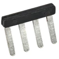 Перемычка гребенчатая IEK 2.5мм2 4PIN для колодки клеммной CTS-ML, количество контактов - 4, сечение - 2.5мм2, цвет - черный, YCT13-00-3-K03-002-EC-4P