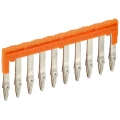 Перемычка втычная IEK 2.5мм2 10PIN ARMAFIX для клемм CP/СY/CX, количество контактов - 10, сечение - 2.5мм2, цвет - оранжевый, YCT20-00-K03-002-EC-10P