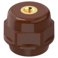 Изоляторы IEK SM опорные, материал - полимер, цвет - коричневый