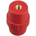 Изолятор IEK SM45 (М6) силовой, материал - полимер, цвет - красный, YIS11-45-14 (кратно 10шт)