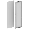 Дверь двустворчатая IEK FORMAT 2200х600мм (створка 2), высота - 2200мм, ширина - 600мм, IP54, материал - сталь, с порошковым покрытием, цвет - серый, YKM40D-FO-DMD2-220-060