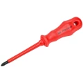 Отвертка IEK Arma2L 3 K2 PZ2х100 мм, длина - 197,5 мм, длина стержня - 100 мм, крестообразный шлиц PZ2, диэлектрическая Отвертка IEK Arma2L 3 K2 PZ2х100 мм, длина - 197,5 мм, длина стержня - 100 мм, крестообразный шлиц PZ2, диэлектрическая