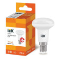 Лампа светодиодная IEK Eco R39 матовая, мощность - 3 Вт, цоколь - E14, световой поток - 270 лм, цветовая температура - 3000 K, форма - рефлектор