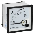 Амперметр IEK Э47 40/5А, класс точности 1.5, диапазон измерений - 0-40А, размер - 72х72мм IPA10-6-0040-E