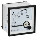 Амперметр IEK Э47 60/5А, класс точности 1.5, диапазон измерений - 0-60А, размер - 72х72мм IPA10-6-0060-E