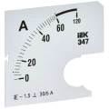 Шкала сменная IEK 60/5А-1.5 для амперметра Э47, размер - 72х72мм IPA10D-SC-0060
