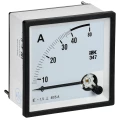 Амперметр IEK Э47 40/5А, класс точности 1.5, диапазон измерений - 0-40А, размер - 96х96мм IPA20-6-0040-E