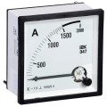 Амперметр IEK Э47 1500/5А, класс точности 1.5, диапазон измерений - 0-1500А, размер - 96х96мм IPA20-6-1500-E