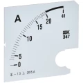 Шкала сменная IEK 20/5А-1.5 для амперметра Э47, размер - 96х96мм IPA20D-SC-0020