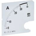 Шкала сменная IEK 30/5А-1.5 для амперметра Э47, размер - 96х96мм IPA20D-SC-0030