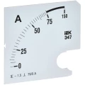 Шкала сменная IEK 75/5А-1.5 для амперметра Э47, размер - 96х96мм IPA20D-SC-0075