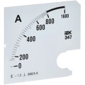 Шкала сменная IEK 800/5А-1.5 для амперметра Э47, размер - 96х96мм IPA20D-SC-0800